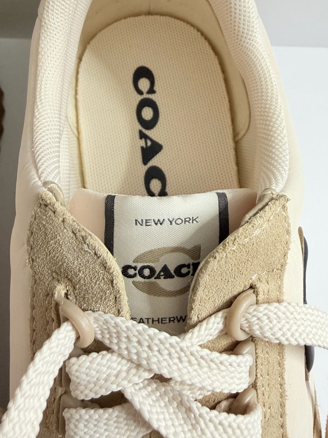 COACH Women's Runner "C" Lace Up Jogger Sneakers - , 3