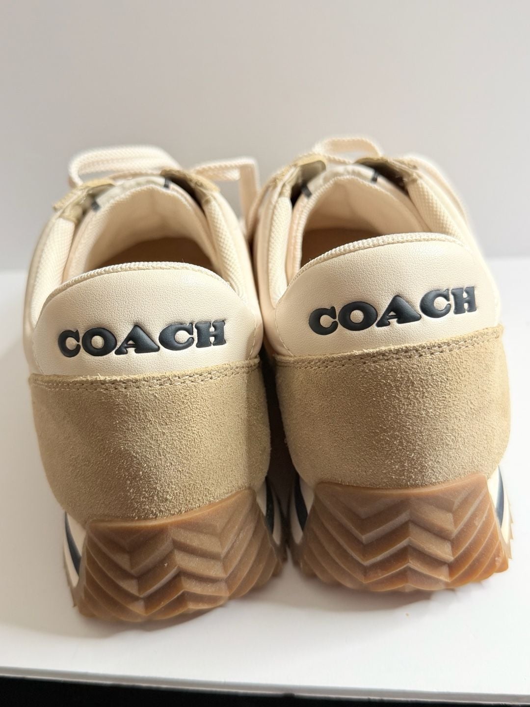 COACH Women's Runner "C" Lace Up Jogger Sneakers - , 5