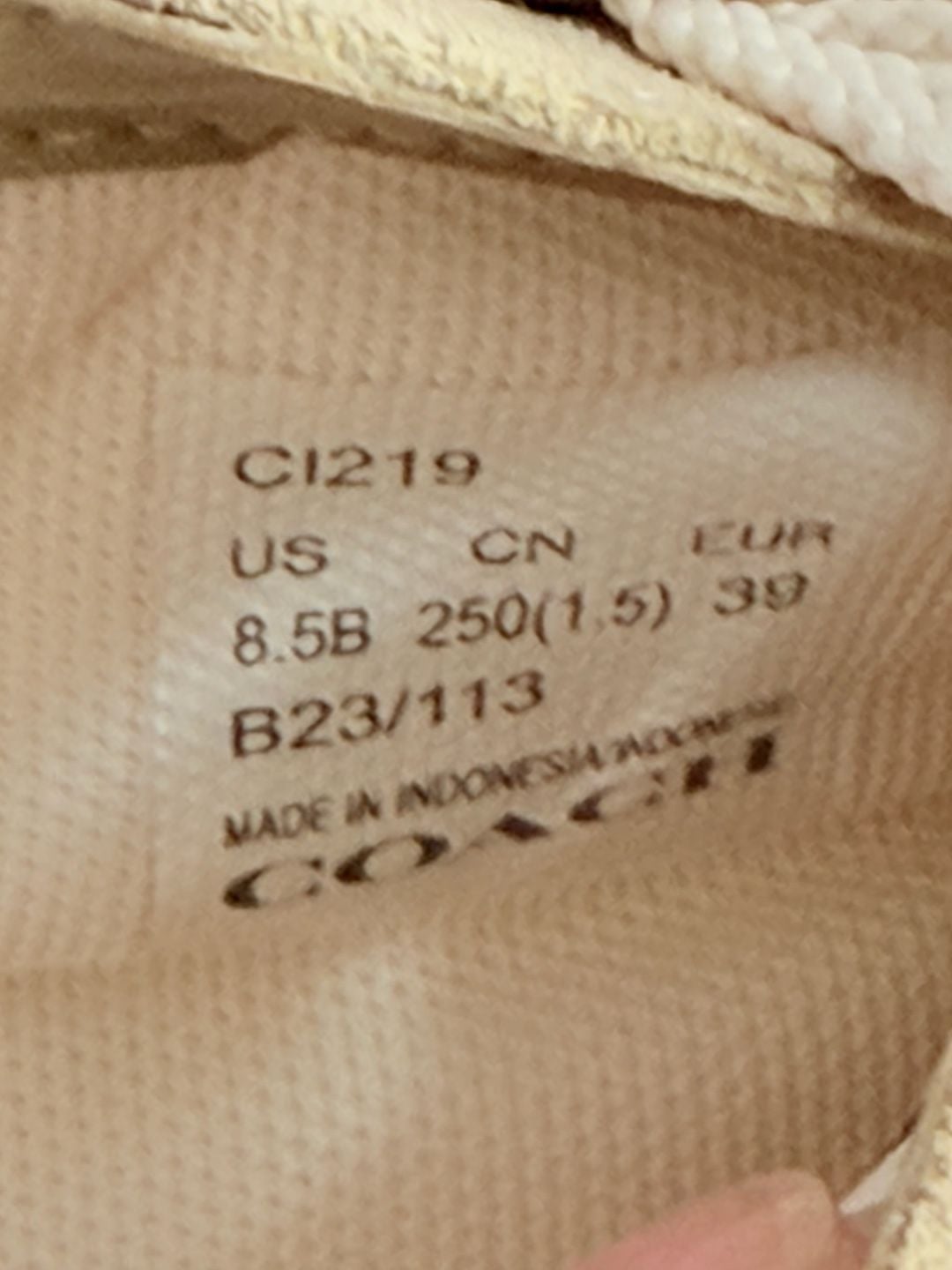 COACH Women's Runner "C" Lace Up Jogger Sneakers - , 9