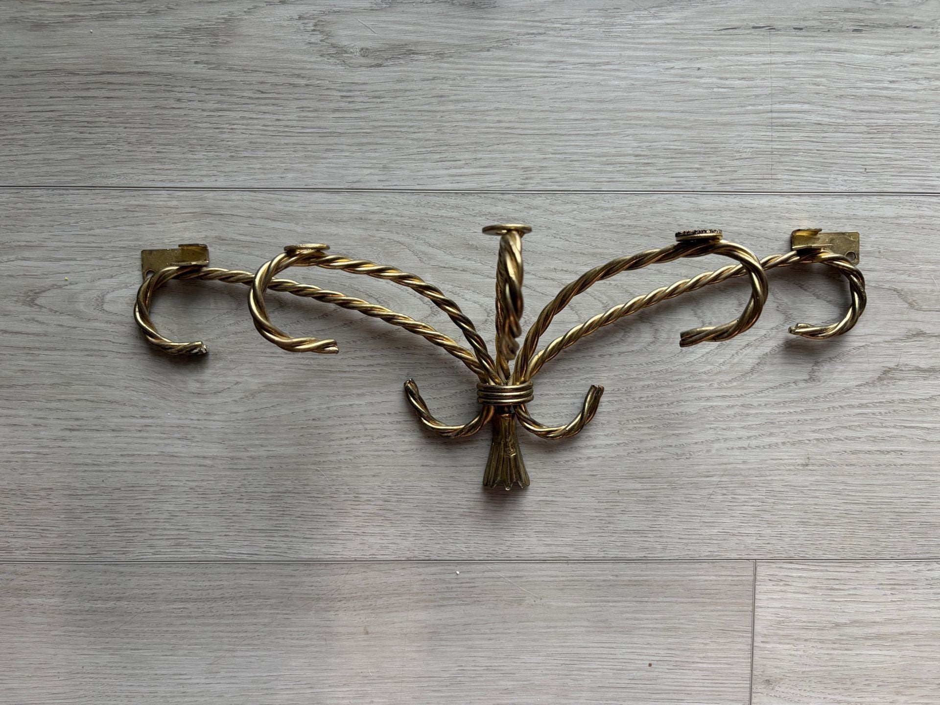 Vintage Twisted Rope Shelf Brackets 2