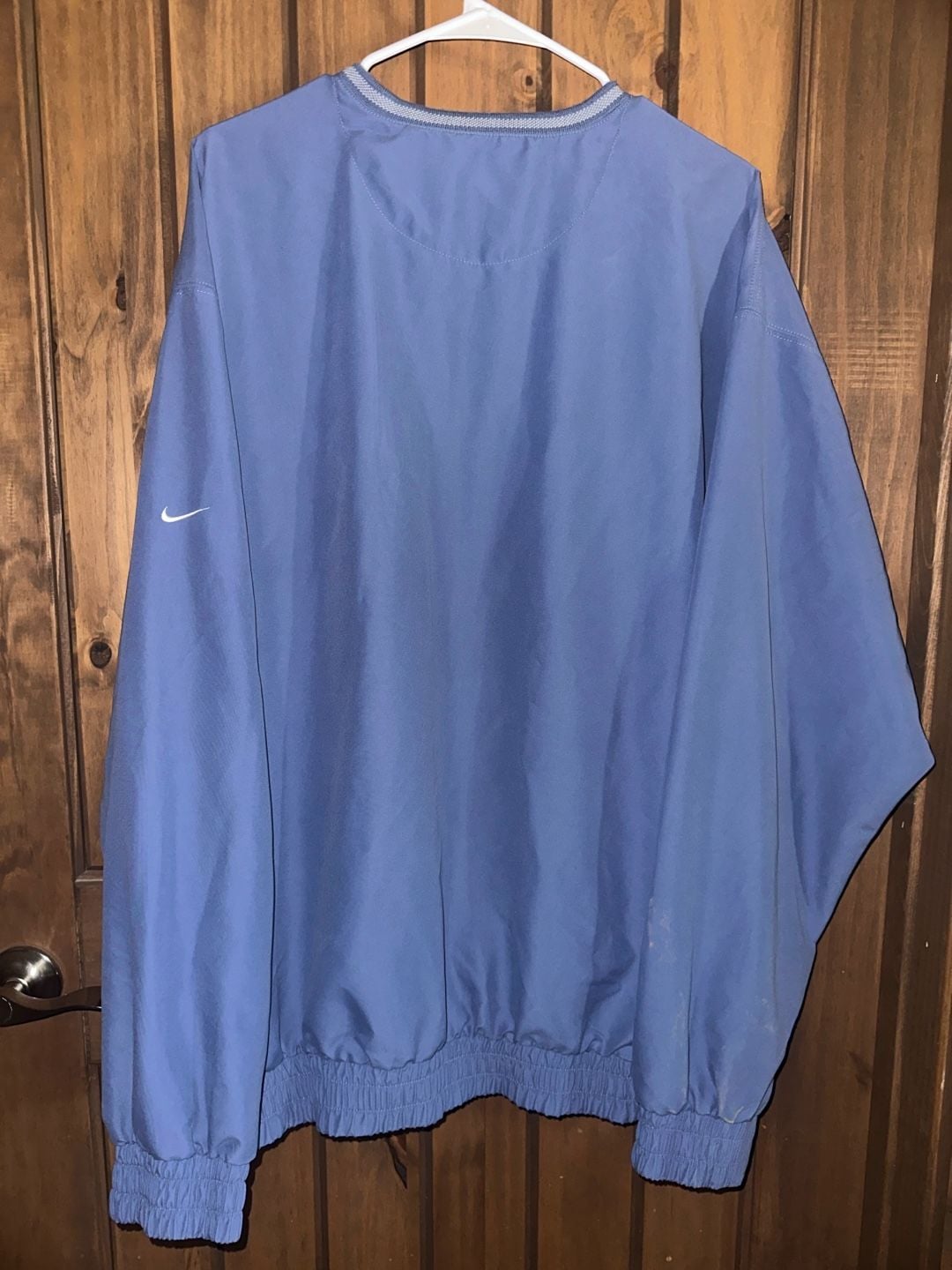 Nike Golf Windbreaker Pullover Size XXL Blue V-Neck Jacket 4