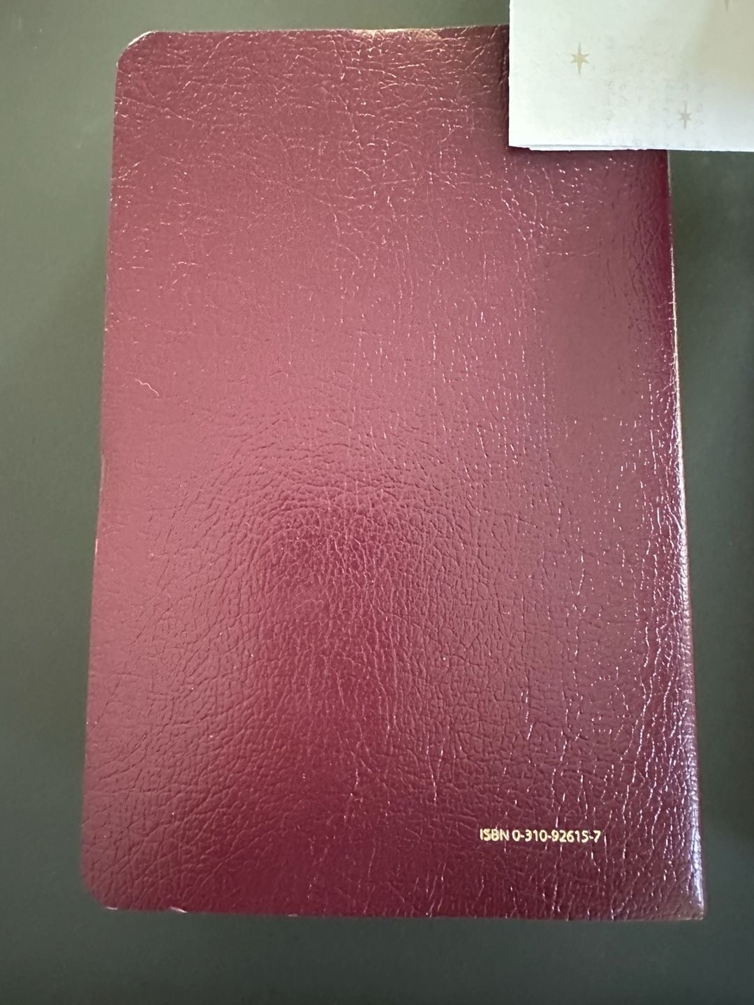 Zondervan Holy Bible NIV Red Letter Edition Burgundy Faux Leather 4