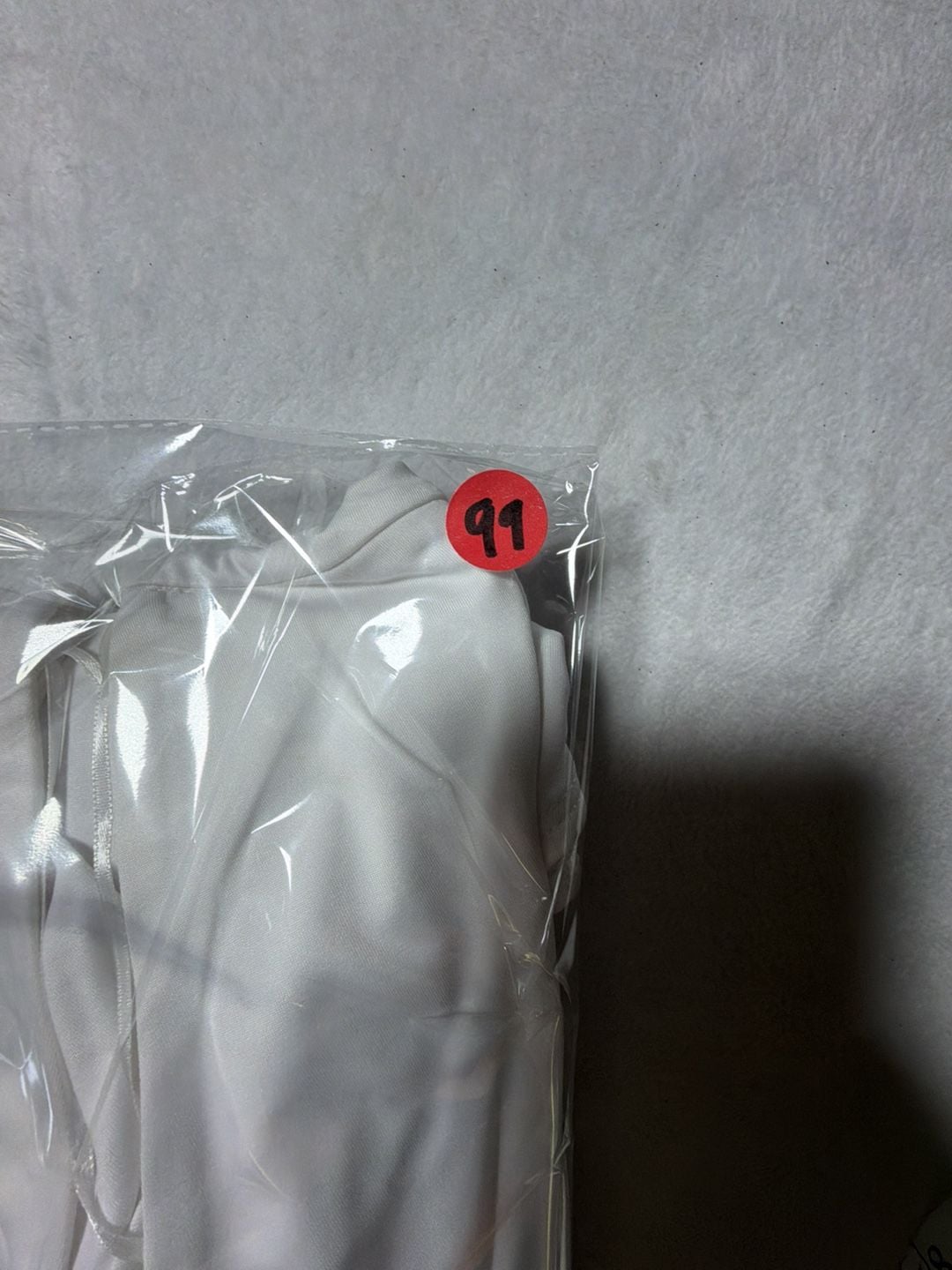 GB Plunge V-neck Long Sleeve Bodysuit White Size M 6