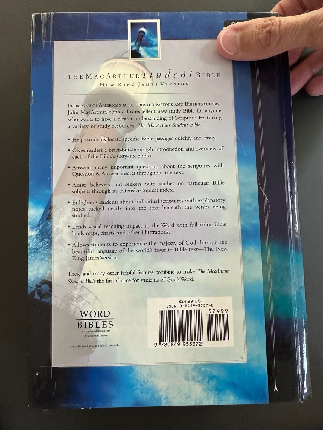 Thomas Nelson The MacArthur Student Bible NKJV Hardcover 6