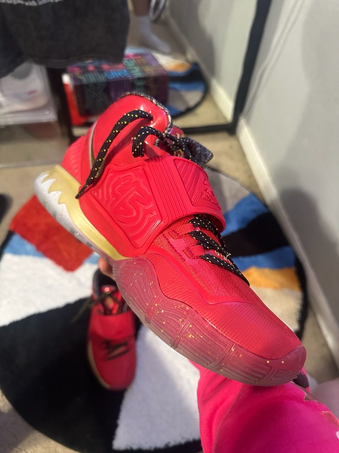 Nike Kyrie 6 Concepts Khepri Red Pink Gold Basketball Shoes 6