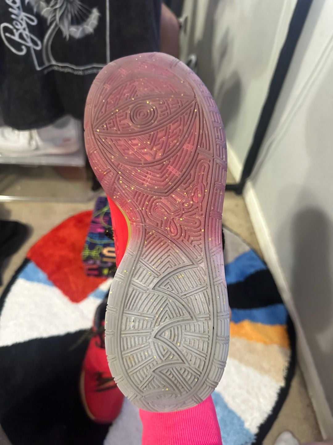 Nike Kyrie 6 Concepts Khepri Red Pink Gold Basketball Shoes 7