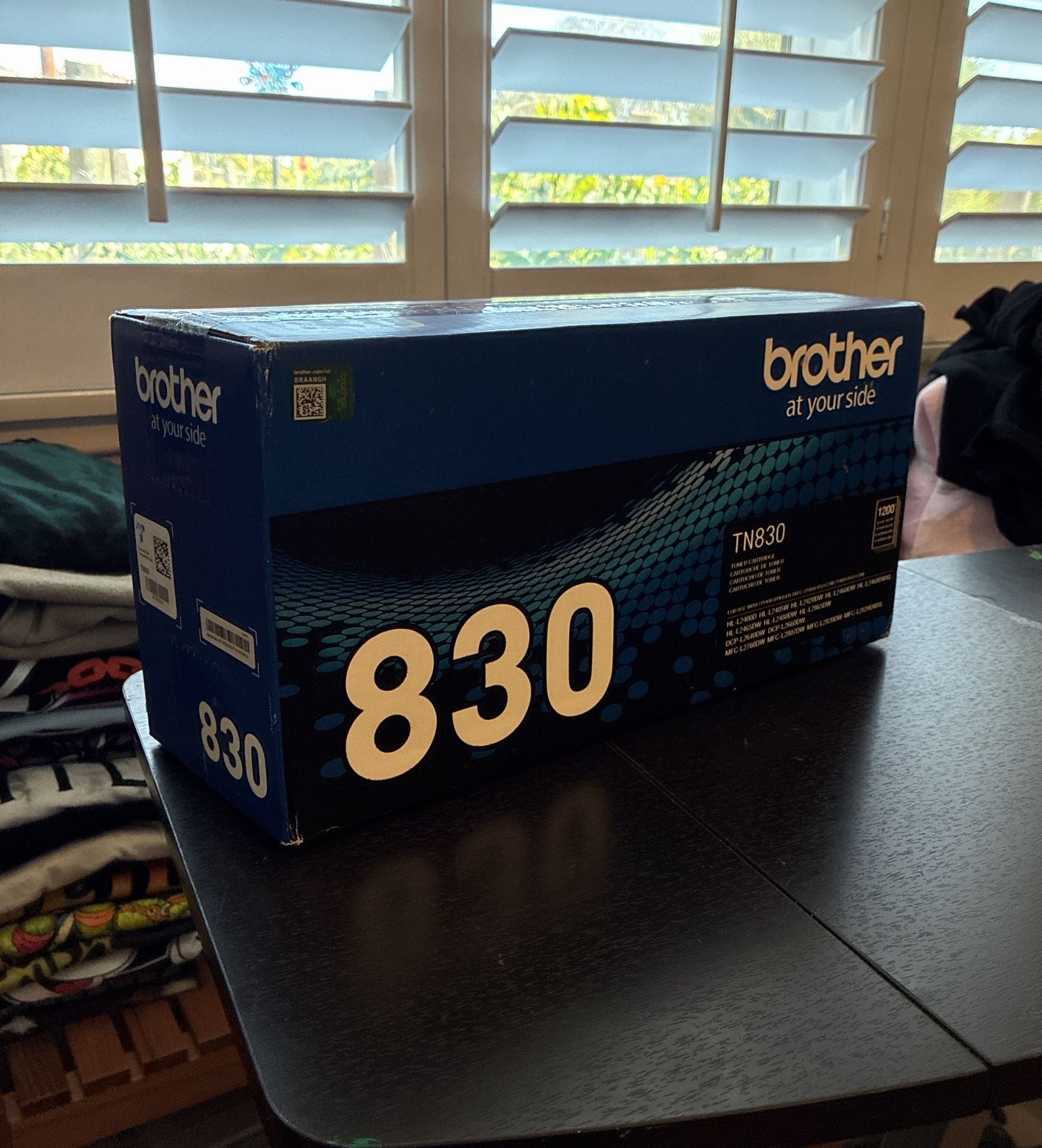 Brother TN830 Genuine Toner Cartridge 1