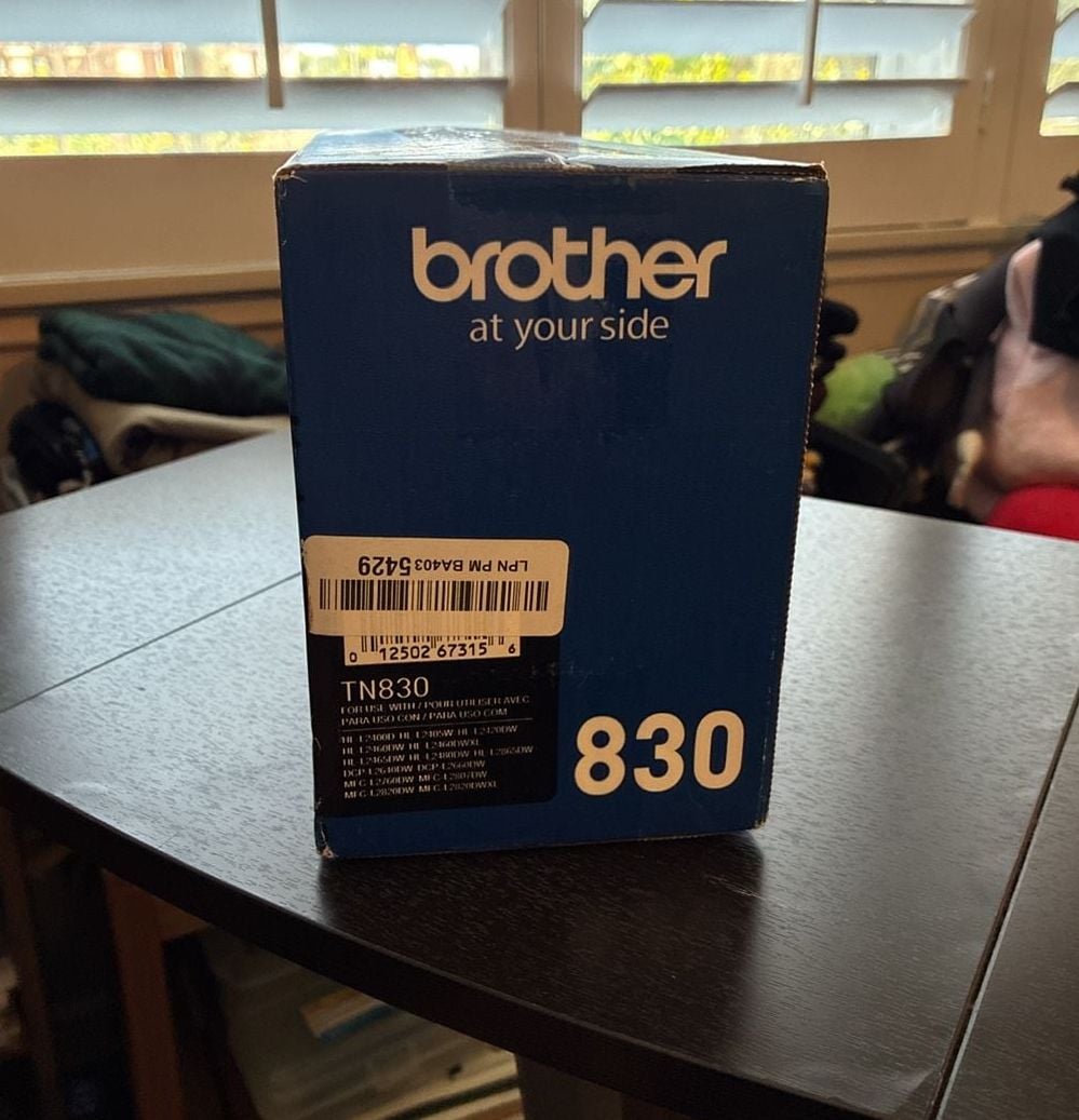 Brother TN830 Genuine Toner Cartridge 2