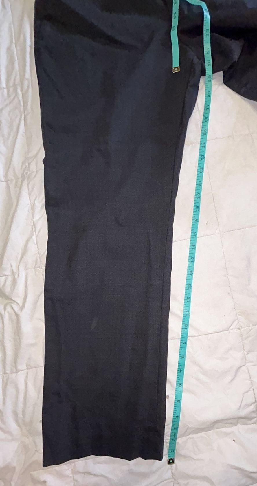 Express Producer Pants Size 36x30 Black Wool Blend Dress Trousers 4
