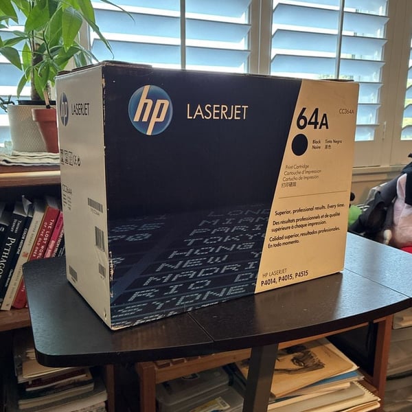 HP LaserJet 64A Black Print Cartridge CC364A