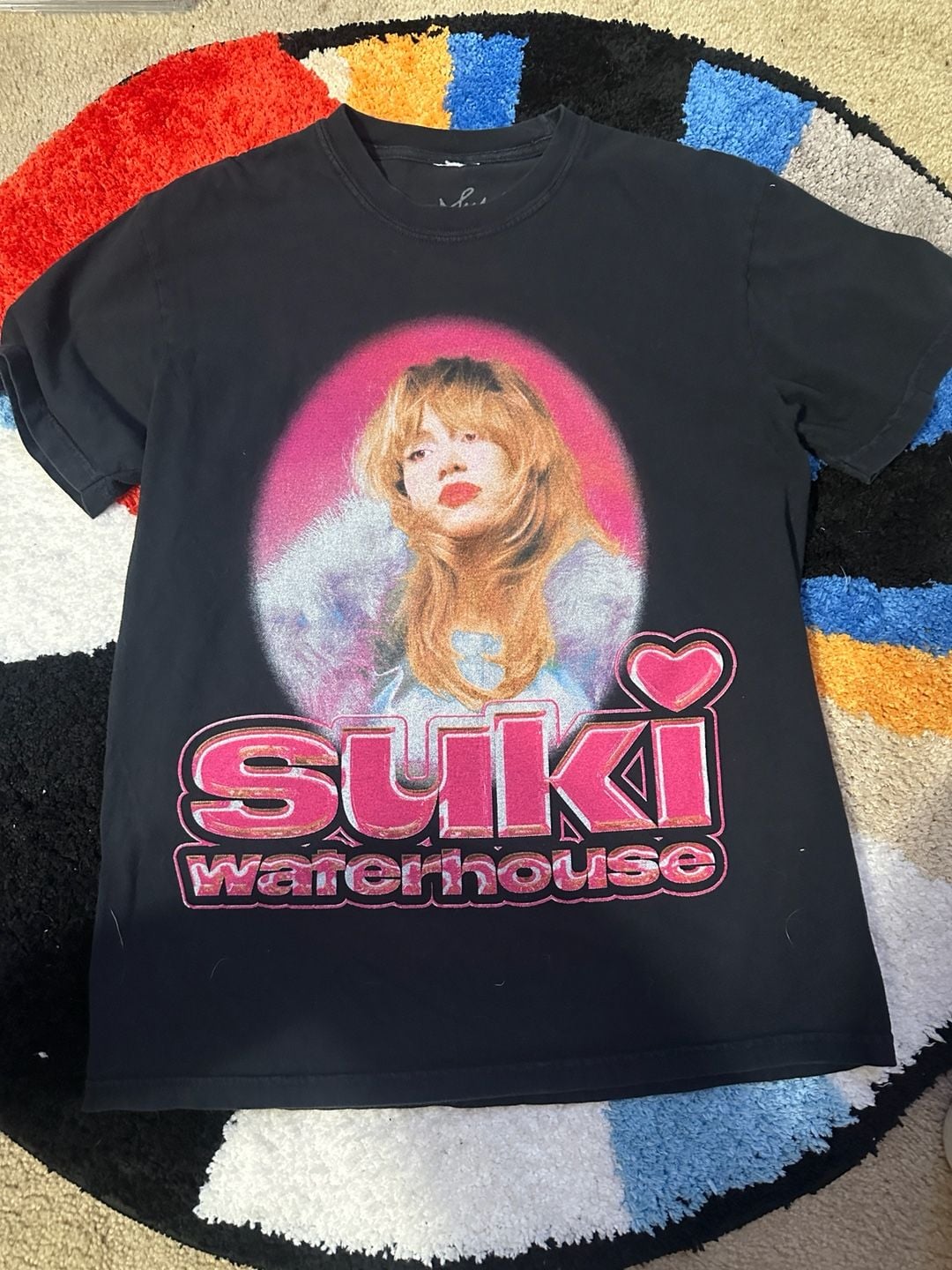 Suki Waterhouse The Sparklemuffin Tour T-Shirt Size M Black Concert Merch 2
