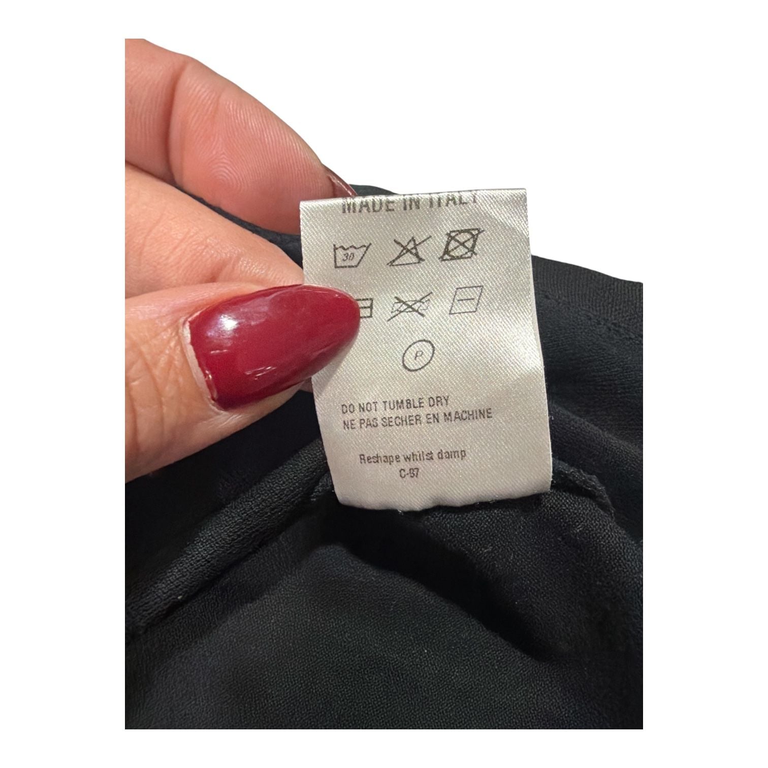 Lanvin Satin Collar Cotton Piqué Polo Shirt Black XXXL Made in Italy 7