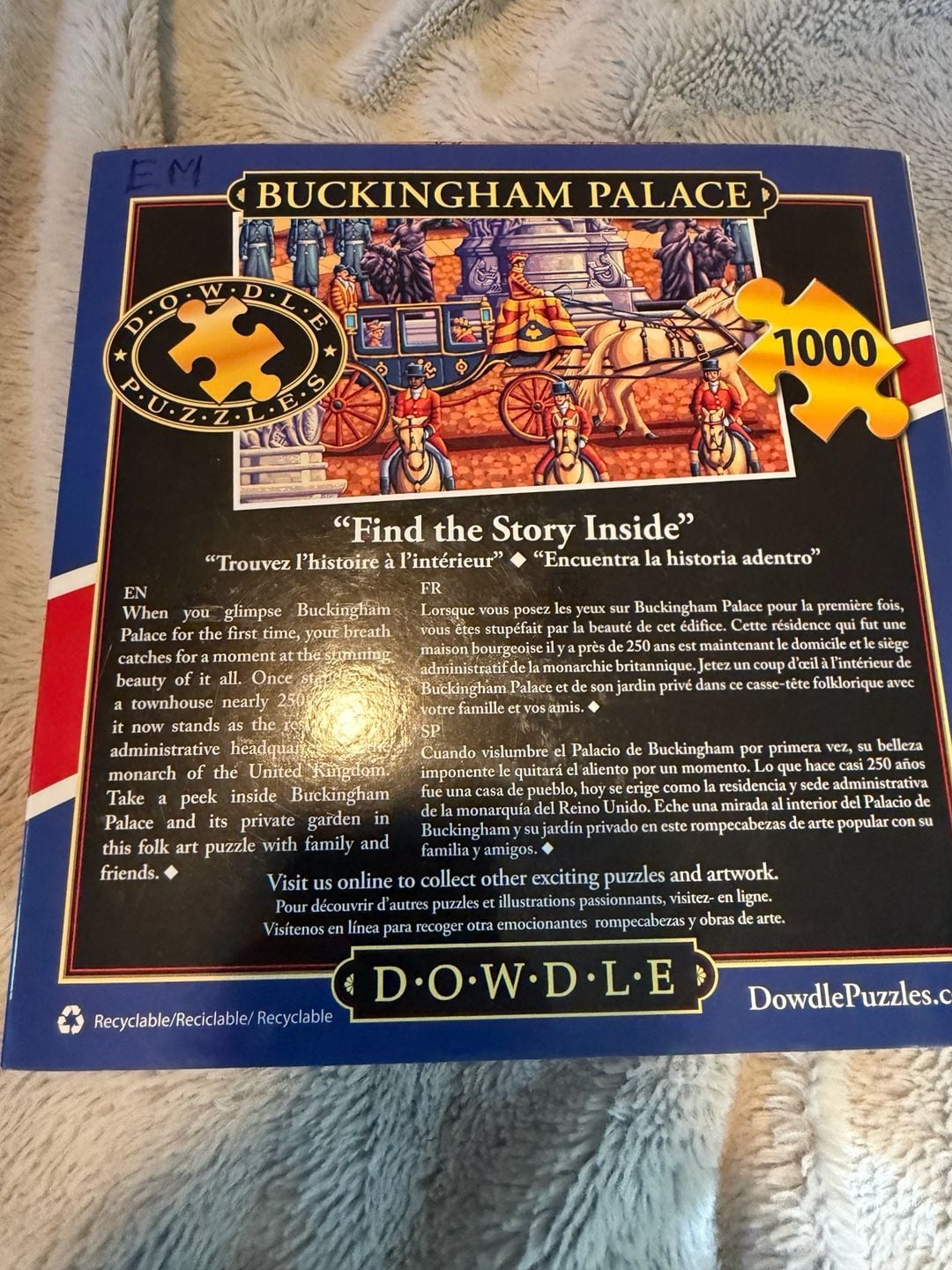 Dowdle Buckingham Palace 1000 Piece Jigsaw Puzzle 4