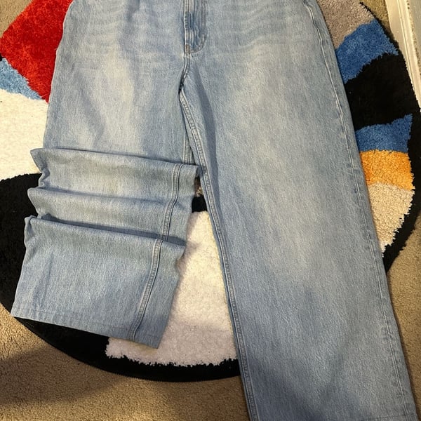 Baggy Y2K jeans ASOS Size 32/30 Light Wash Denim Pants