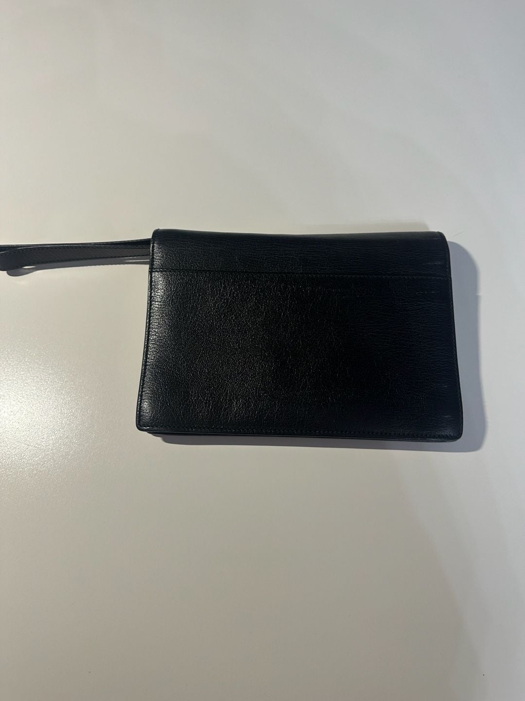 Authentic Gucci Leather Clutch Black 10