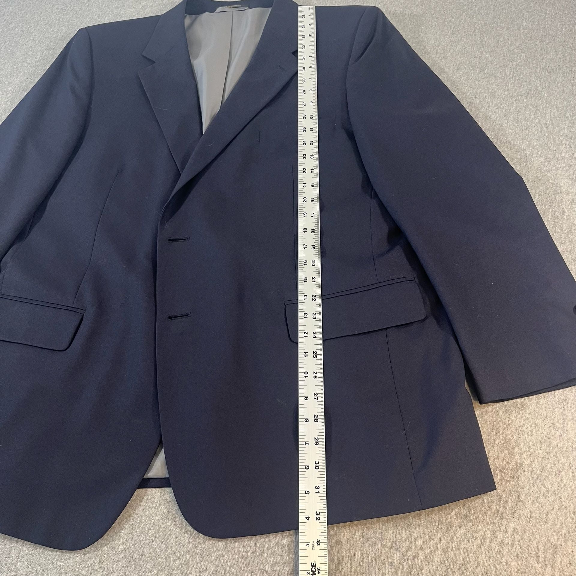 Mappelli de Milano 100% Wool Navy Blue Blazer Sport Coat Gold Buttons Size 48R 4