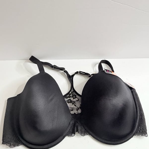 Maidenform Racerback Bra 36DD Black Smartzone Cups 07112