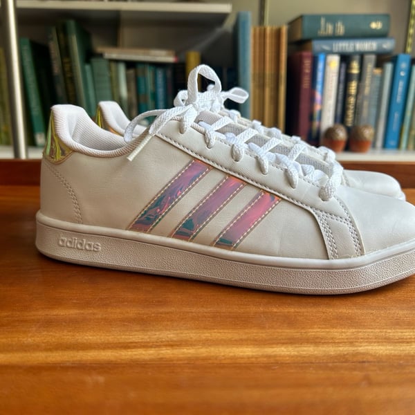 Adidas Grand Court 2.0 Sneakers White Iridescent