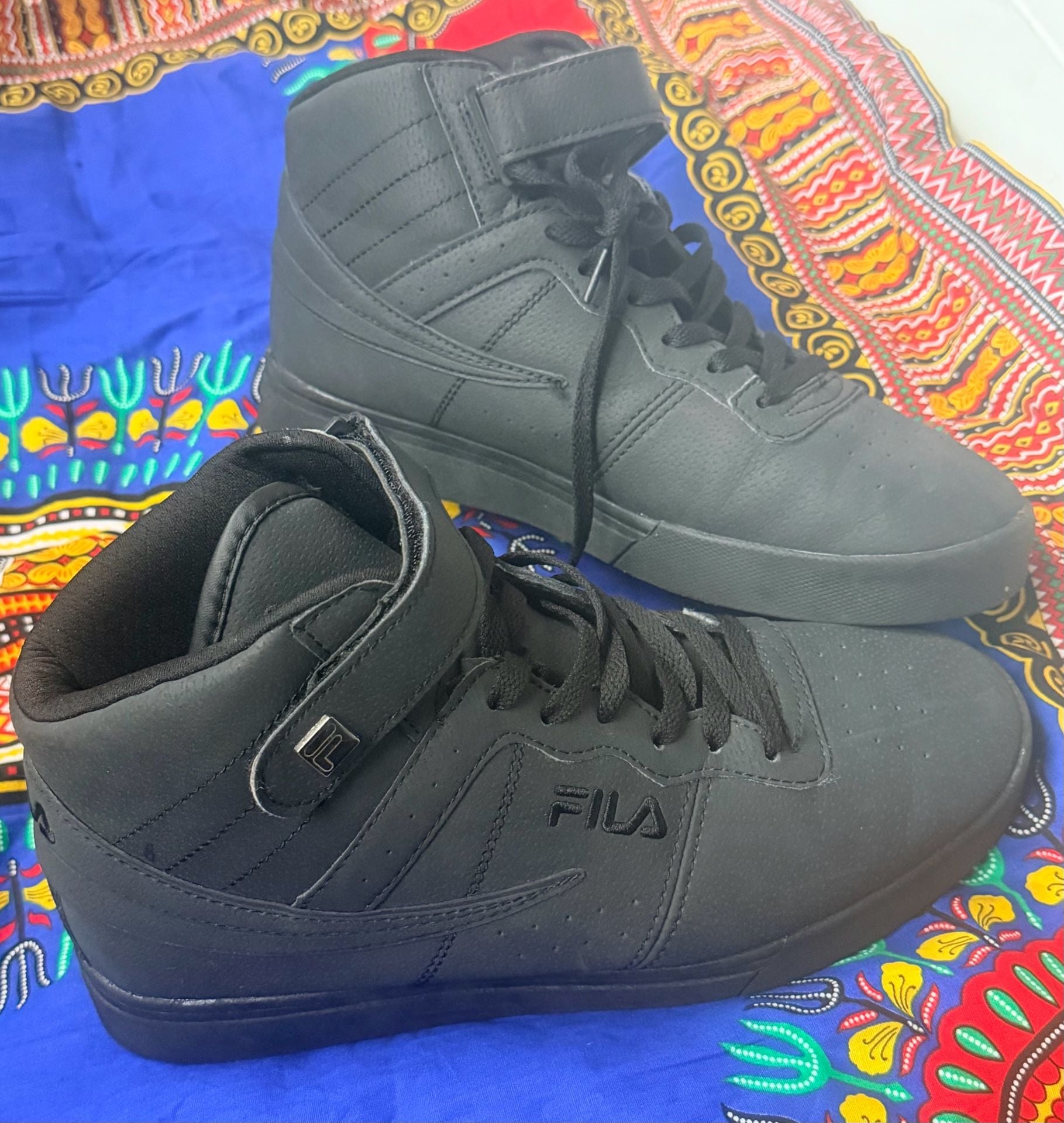Fila Vulc 13 Mid Sneakers Black Triple Black 2
