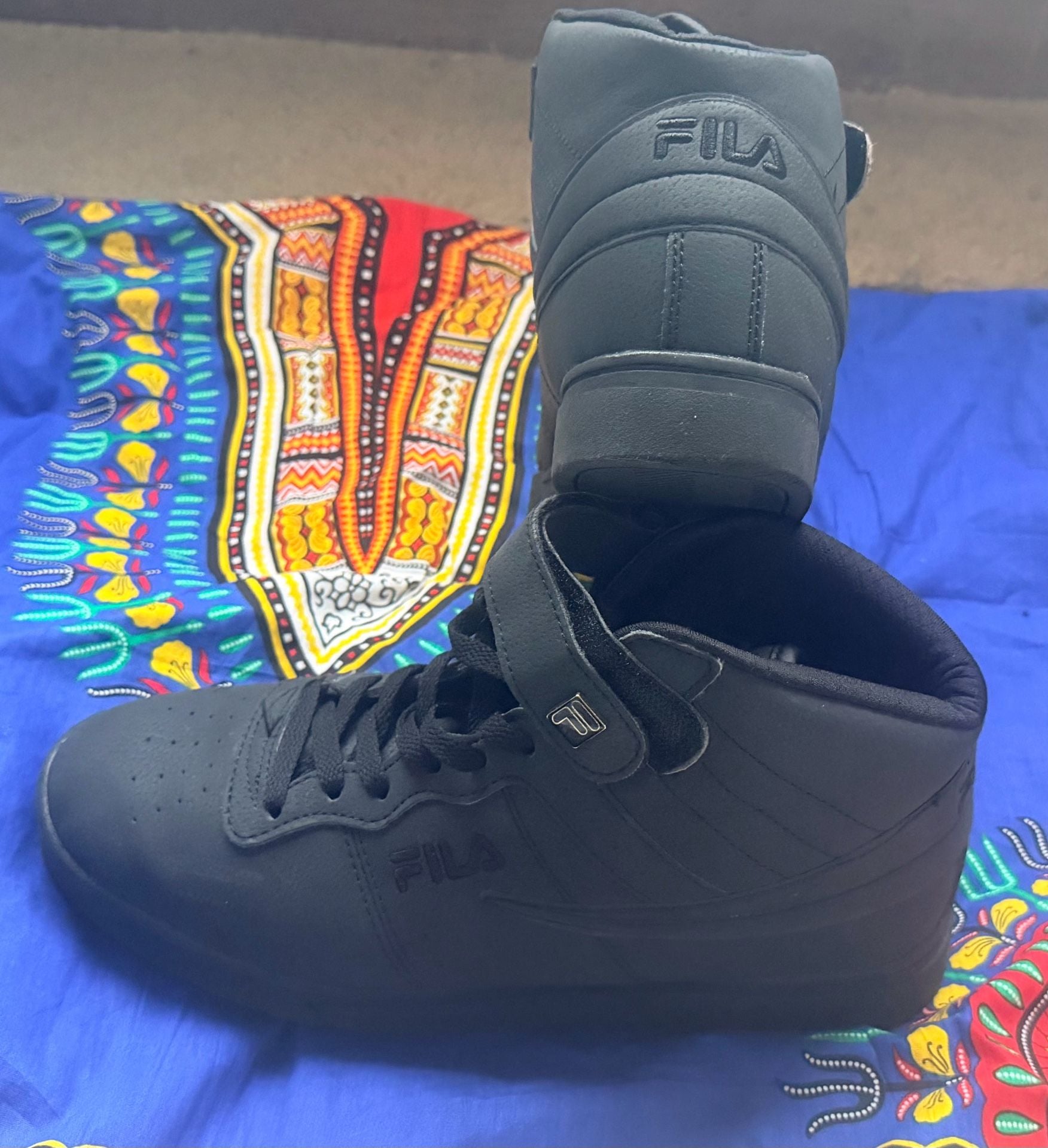 Fila Vulc 13 Mid Sneakers Black Triple Black 3