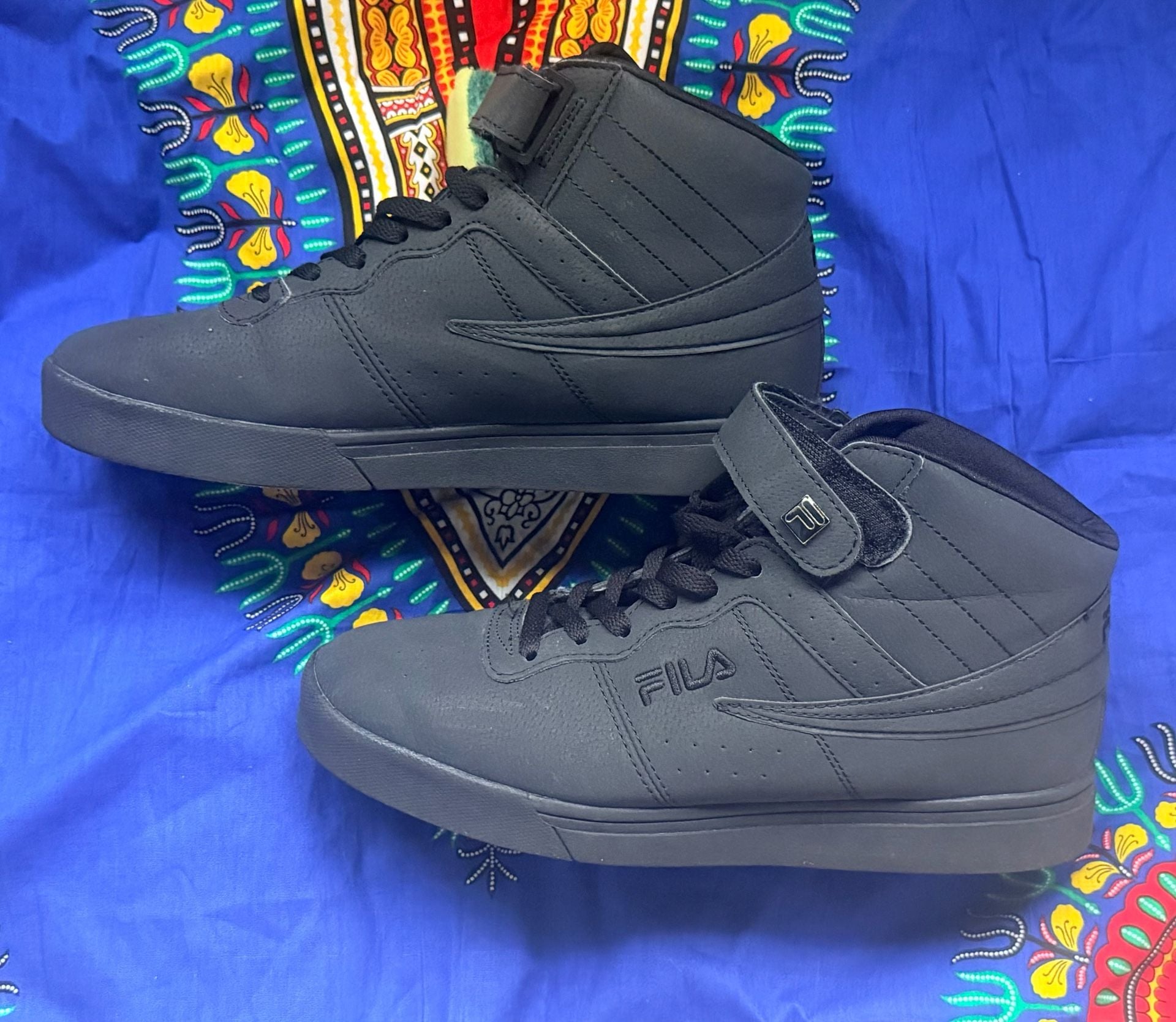Fila Vulc 13 Mid Sneakers Black Triple Black 4