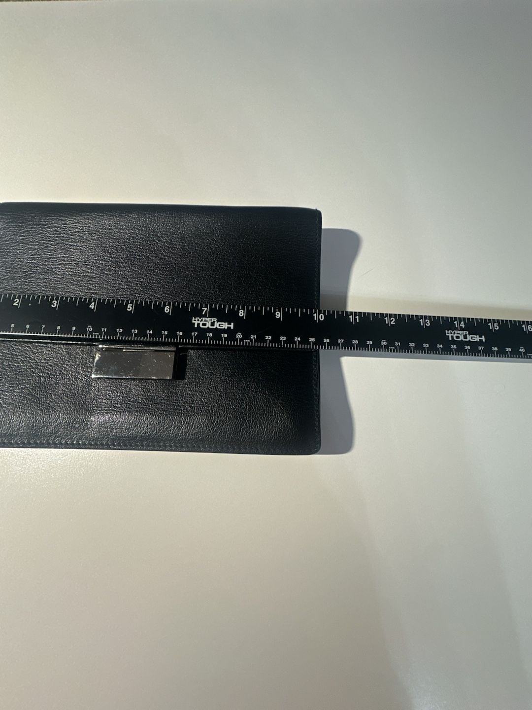 Authentic Gucci Leather Clutch Black 12
