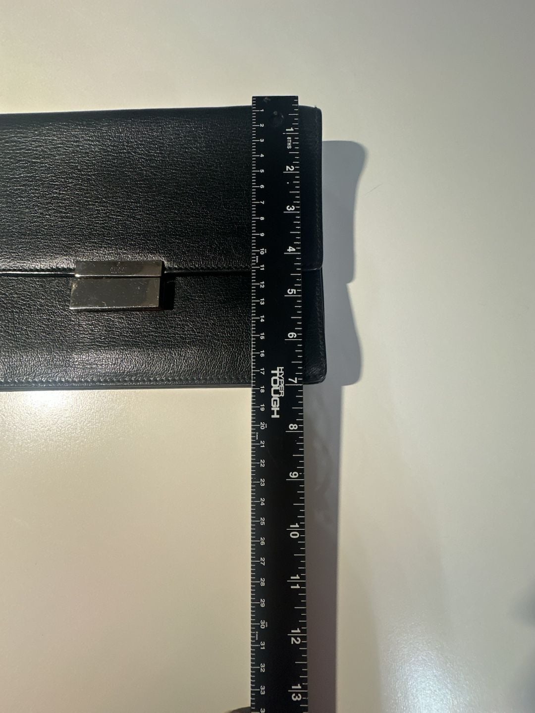Authentic Gucci Leather Clutch Black 13
