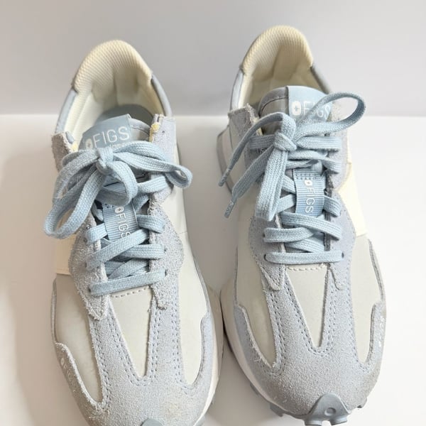 New Balance x Figs 327 Light Blue Grey Sneakers