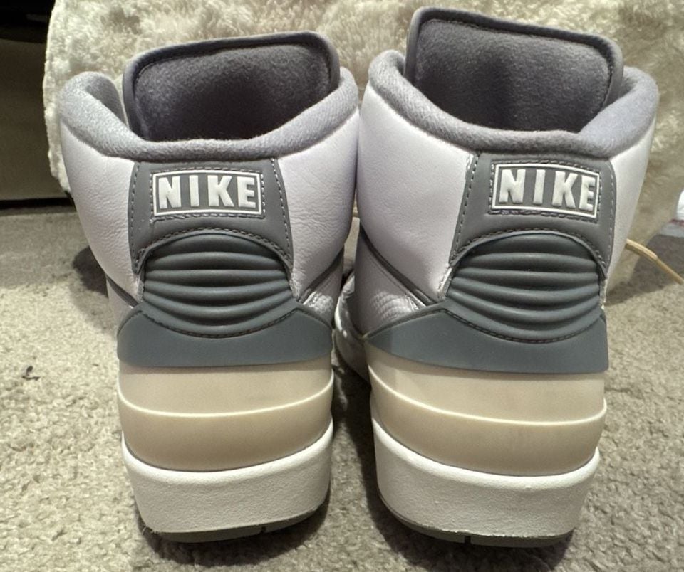 Jordan Air Jordan 2 Retro Size 12 White Cement Grey Sail 7