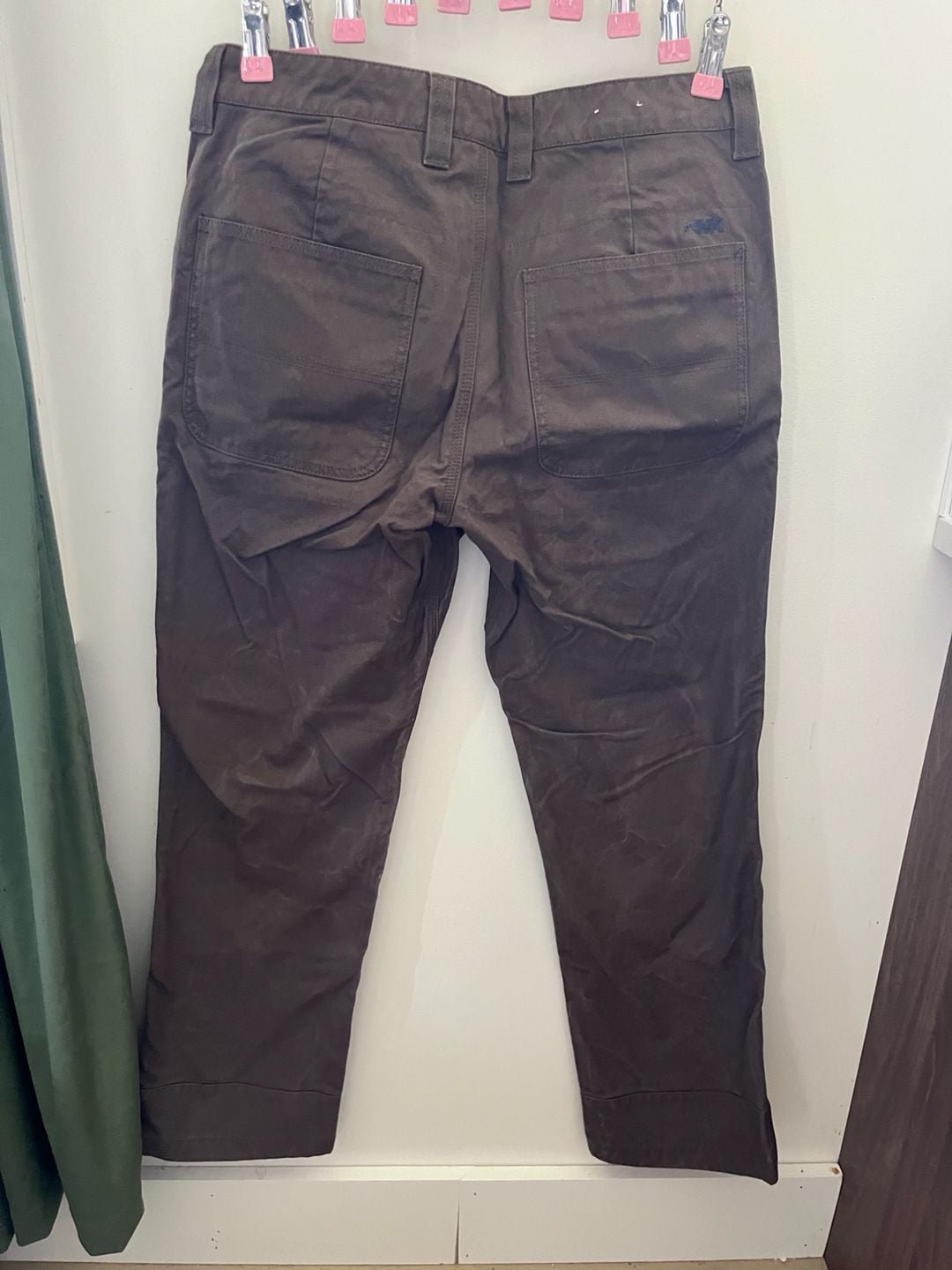 Mountain Khakis Pants Size 33x30 Brown Slim Fit Workwear 3