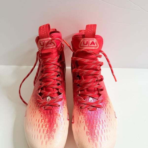 Under Armour Spotlight Lux MC 2.0 Football Cleats Red White