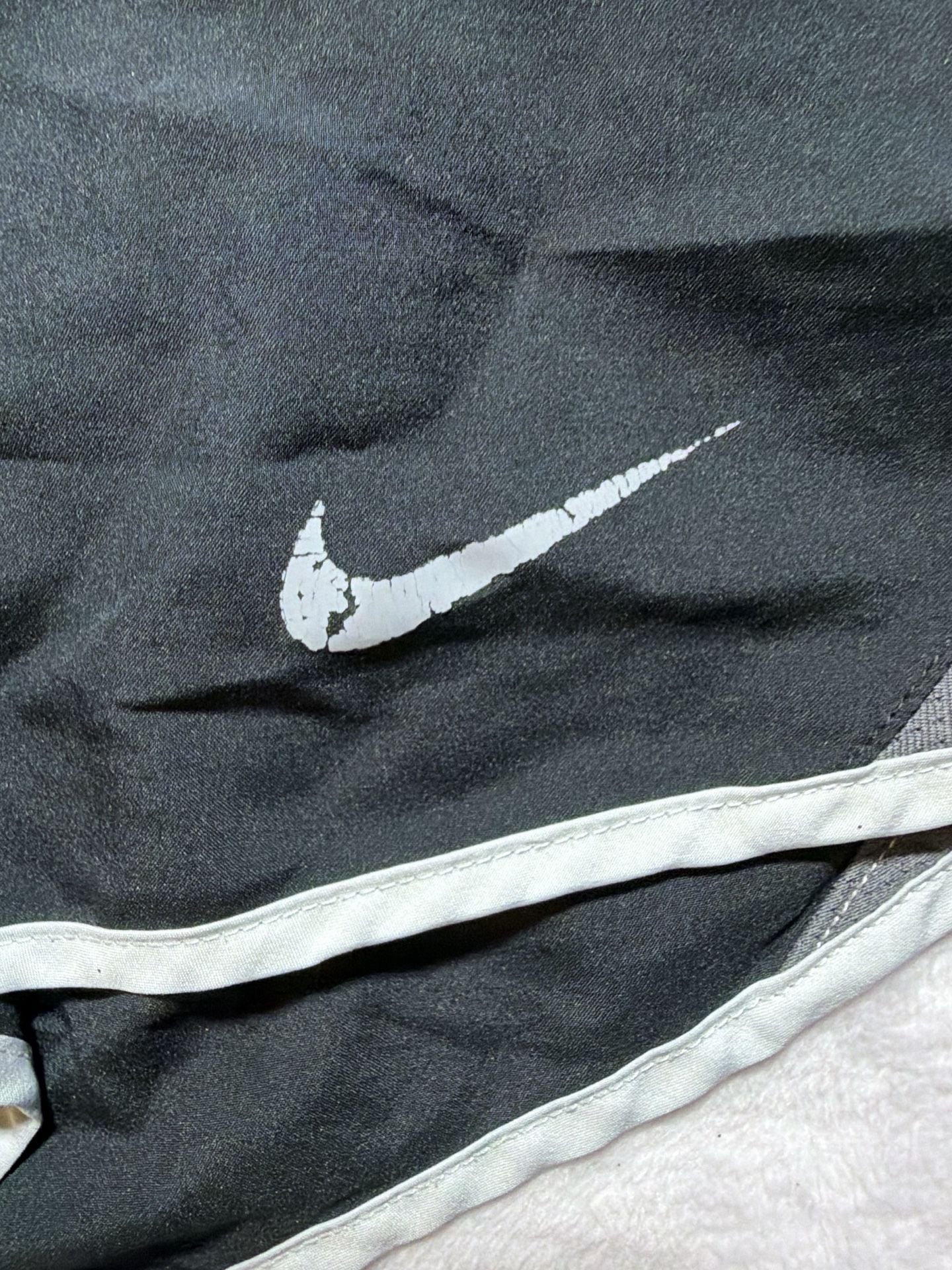 Nike Dri-FIT Tempo Women's Running Athletic Shorts Black and White 5