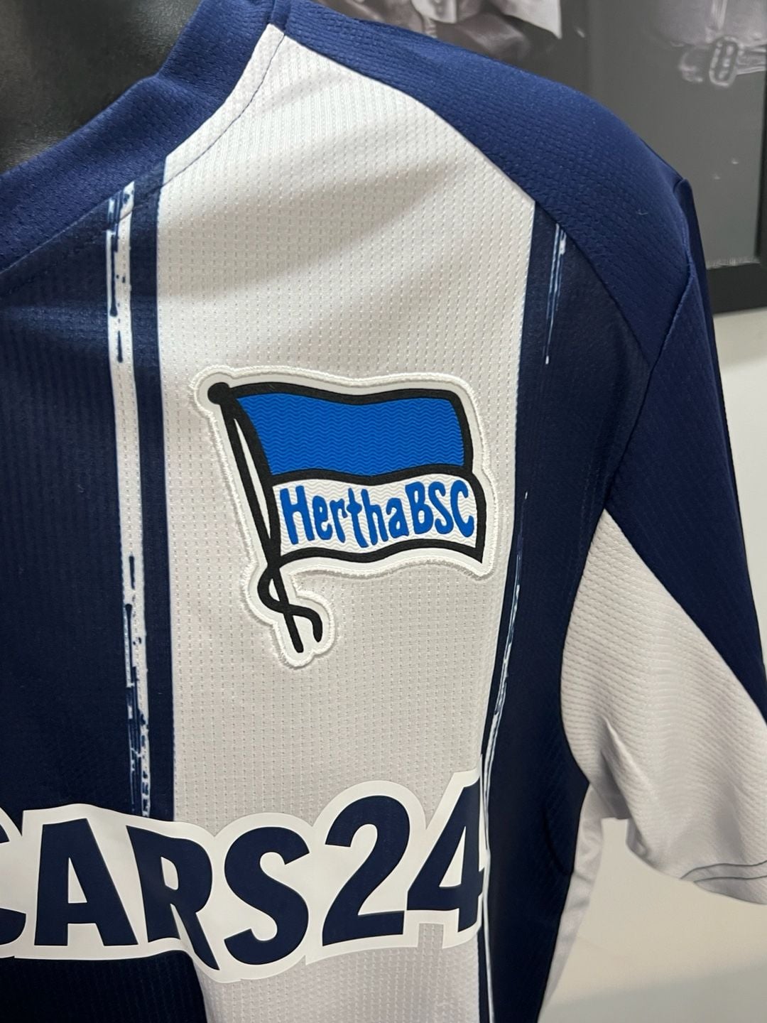 Castore Hertha BSC Home Jersey Blue White Soccer Football Shirt 5