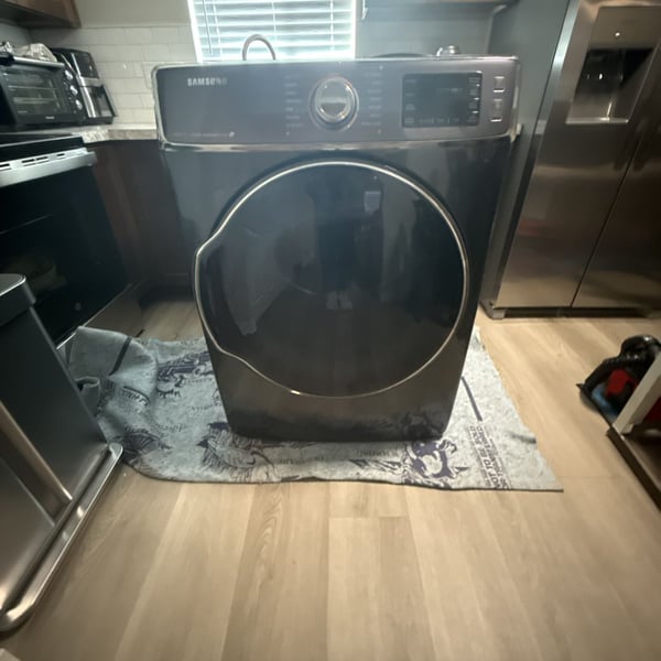 Samsung DV56H9100GG Front Load Gas Dryer Black Stainless Steel