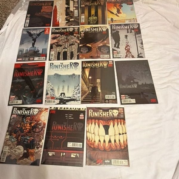 Marvel Comics The Punisher Comic Lot Issues 4 Through 16