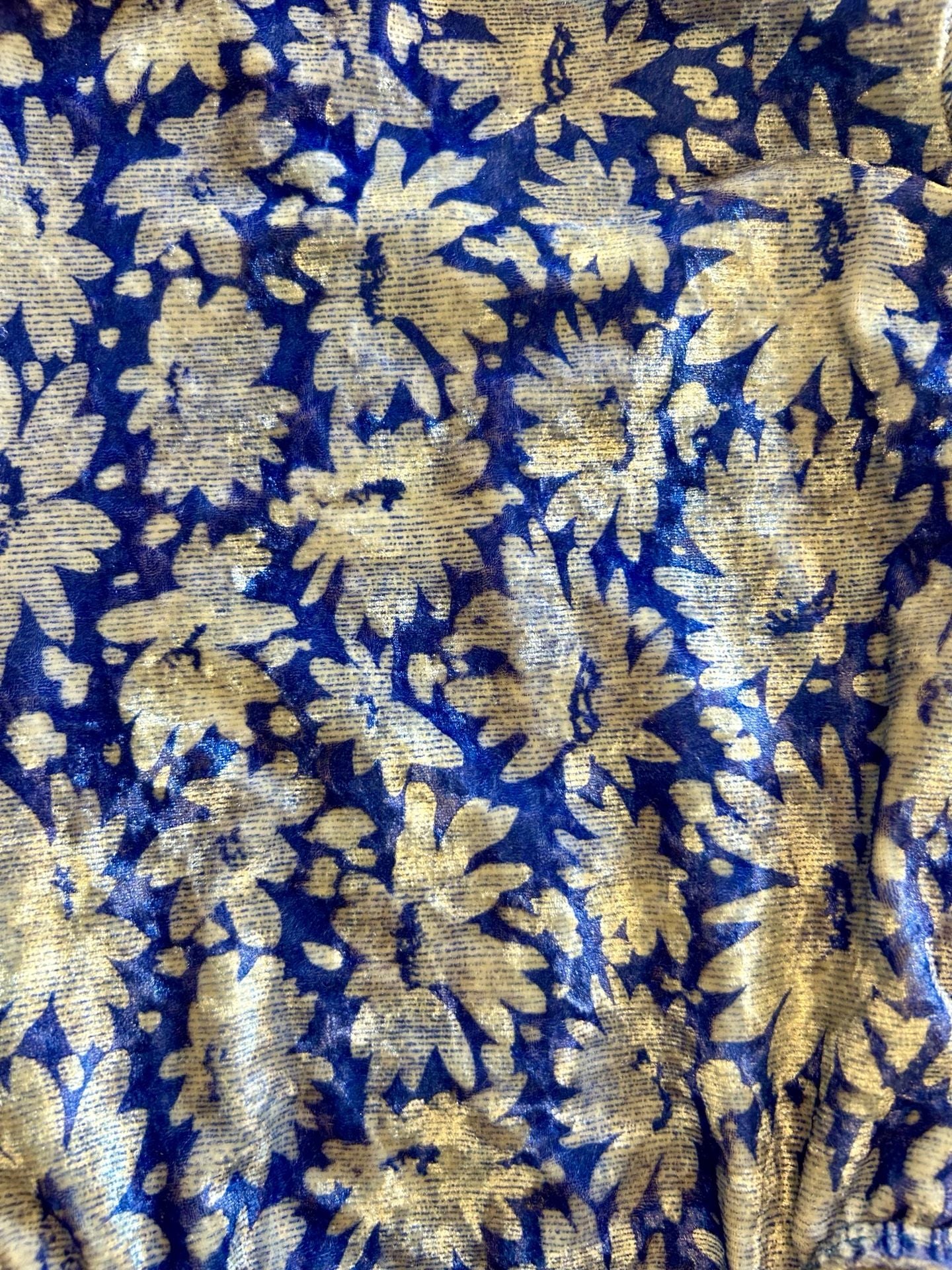 GK Elite Long Sleeve Gymnastics Leotard Large Blue White Floral 3