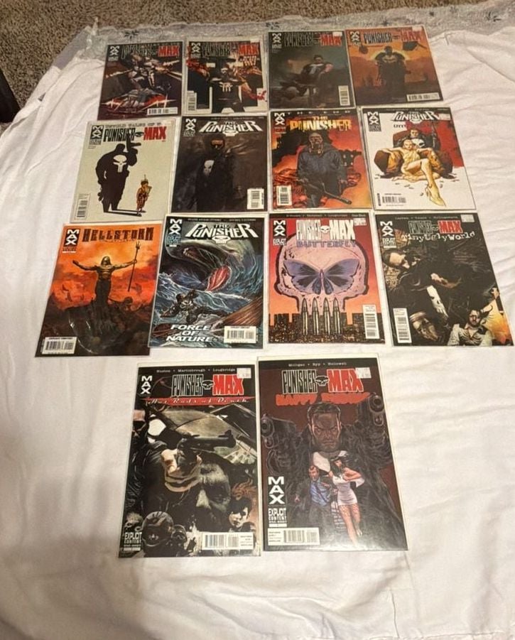 Marvel Max Punisher Lot Of 14 Comic Books 1