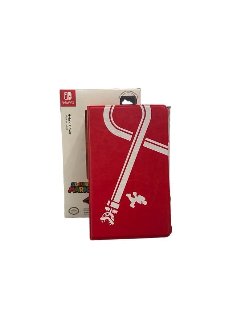 PowerA Super Mario Hybrid Flip Case Cover for Nintendo Switch W/ Screen Protector & Cloth 6