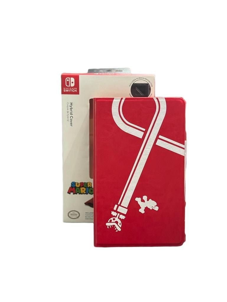 PowerA Super Mario Hybrid Flip Case Cover for Nintendo Switch W/ Screen Protector & Cloth 7