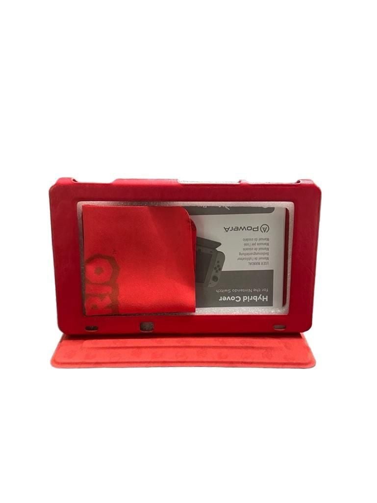 PowerA Super Mario Hybrid Flip Case Cover for Nintendo Switch W/ Screen Protector & Cloth 10