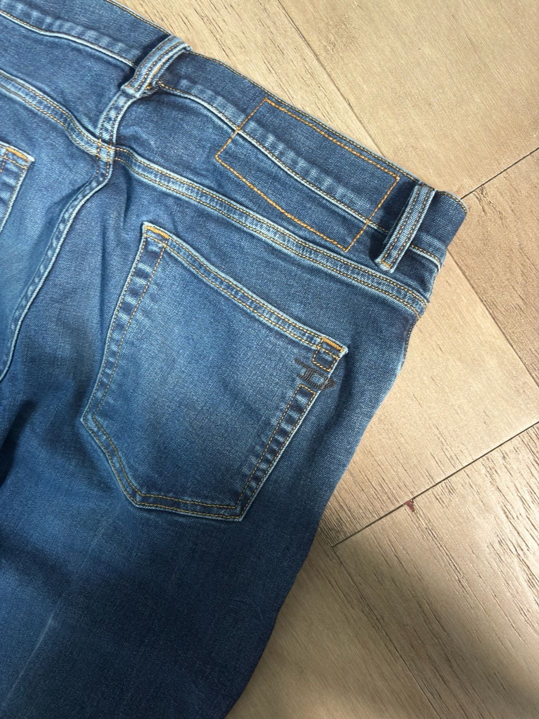 Diesel D-Strukt Tapered Jeans Size W31 L30 Blue Stretch Distressed 9