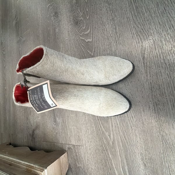Alcala's Cowhide Western Ankle Boots