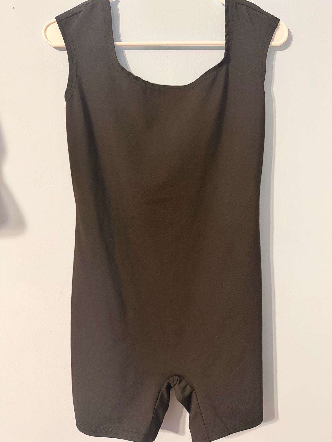 Unbranded Scoop Neck Romper Size L Black Polyester 2