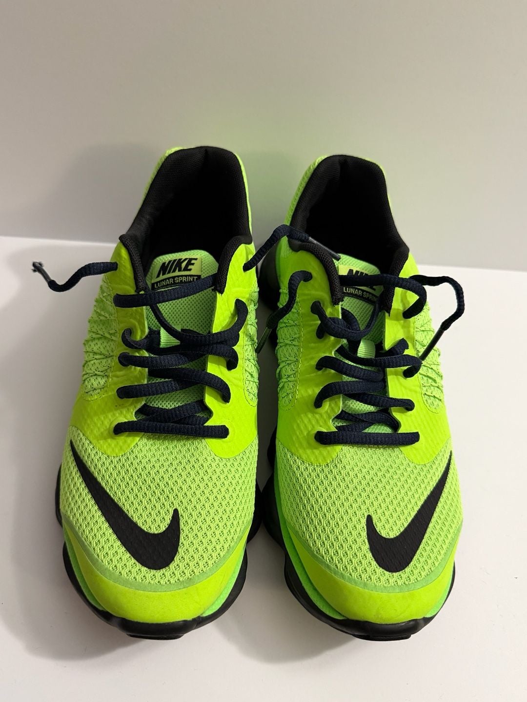 Nike Lunar Sprint Size 7Y Volt Black Youth Running Shoes 2