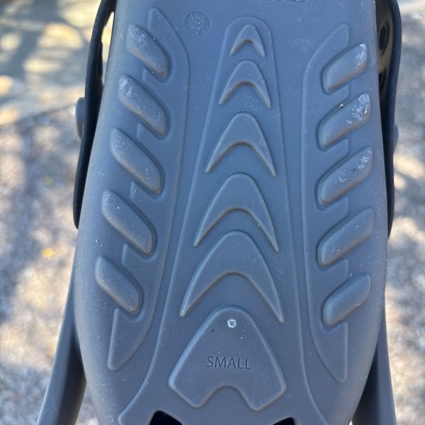 Aeris Accel Scuba Fins Size Small Gray Open Heel Dive Fins