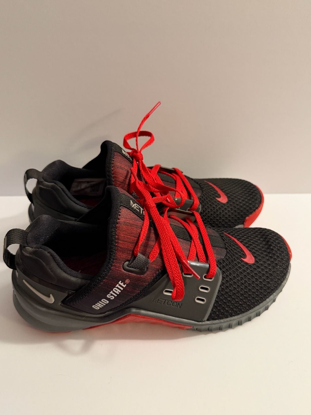 Nike Free Metcon 2 Ohio State Size 7 Black Red Training Shoes 3