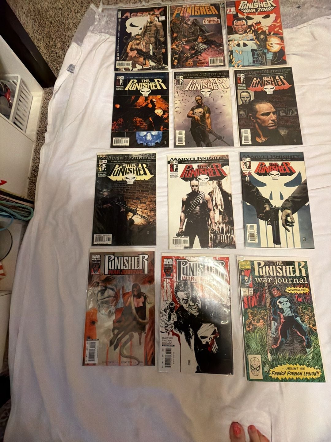 Marvel Comics The Punisher Comic Books Lot Of 12 Issues 4