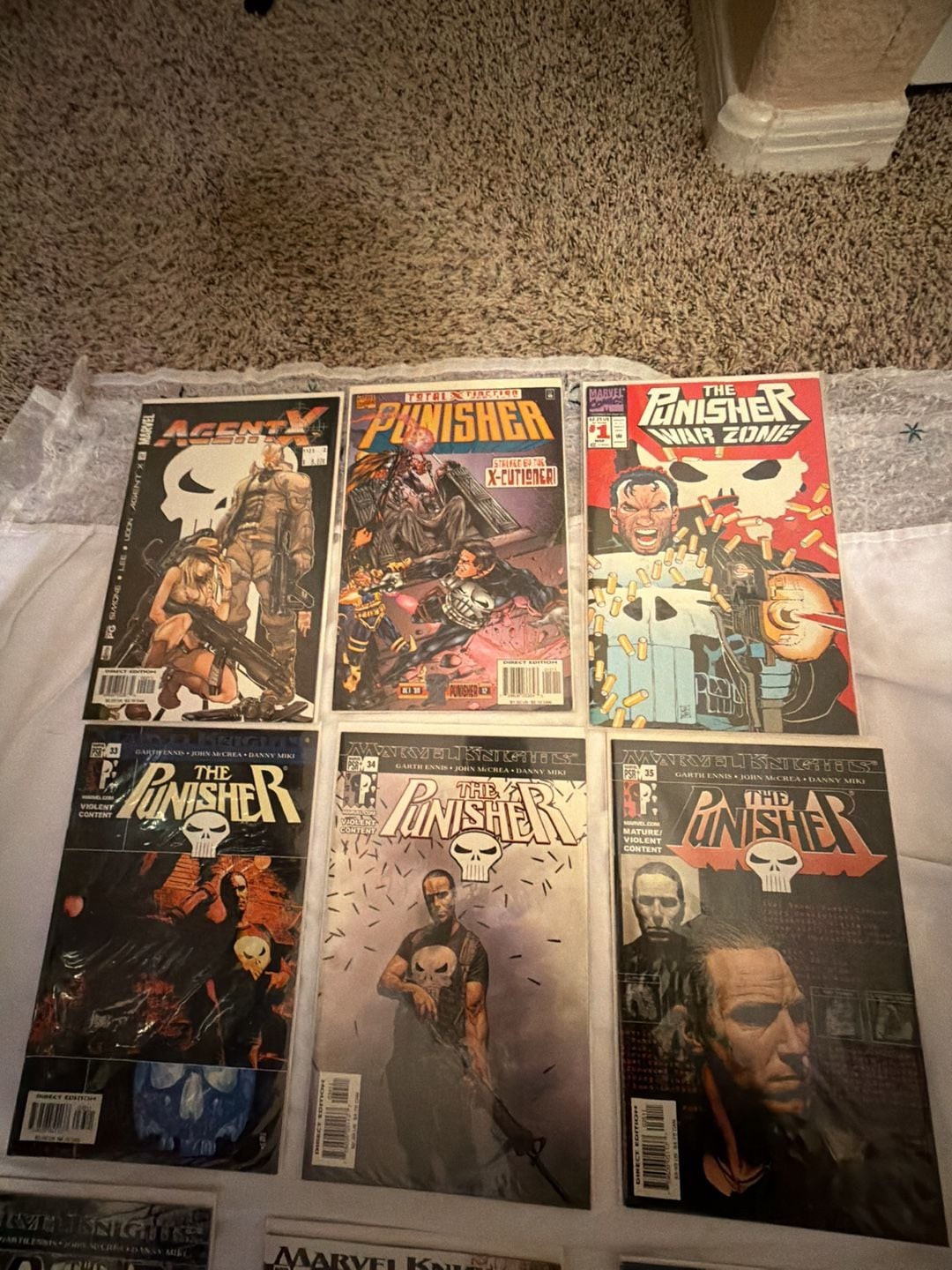 Marvel Comics The Punisher Comic Books Lot Of 12 Issues 7