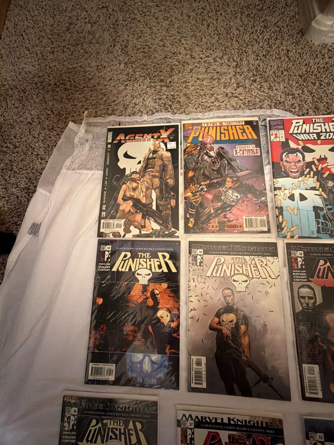Marvel Comics The Punisher Comic Books Lot Of 12 Issues 8
