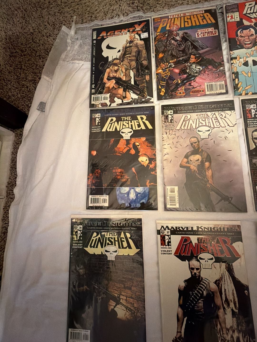 Marvel Comics The Punisher Comic Books Lot Of 12 Issues 9